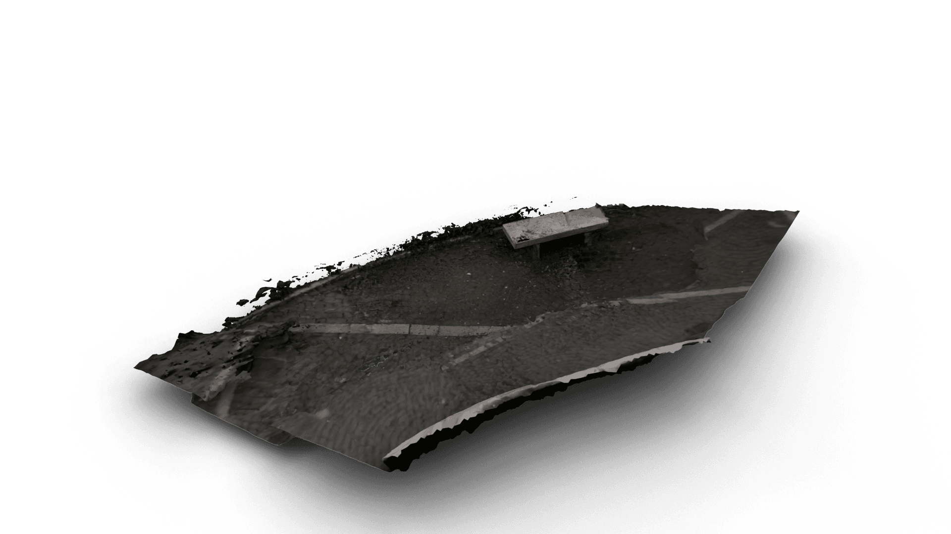 Photogrammetry scan of the park corner, angle 1