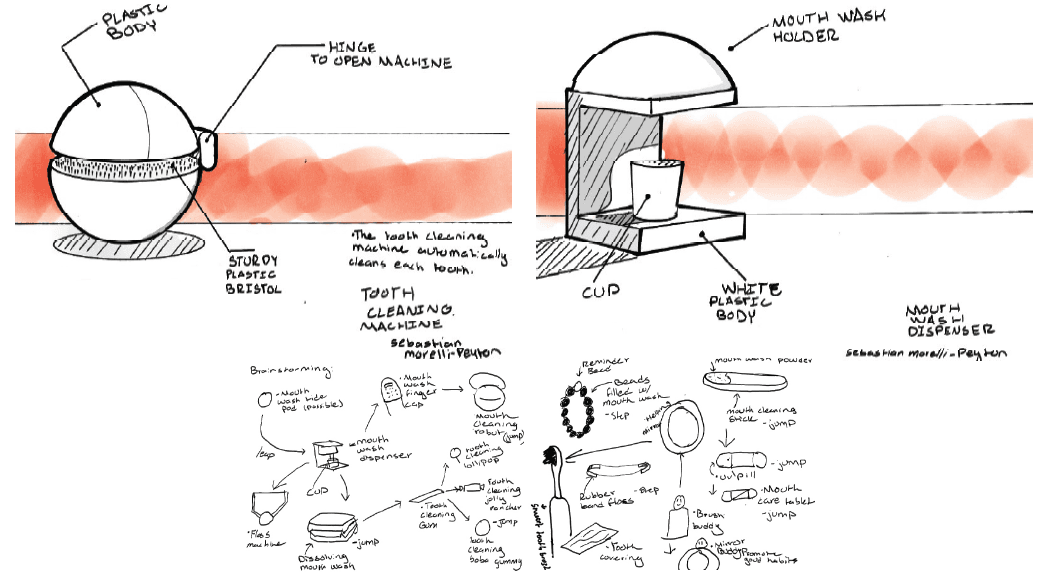 Early concept sketches