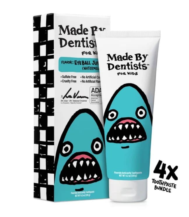 Children's branded toothpaste