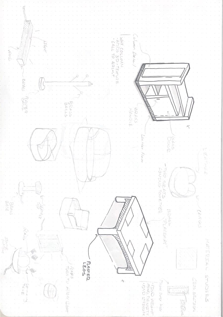 Early concept sketch page 2