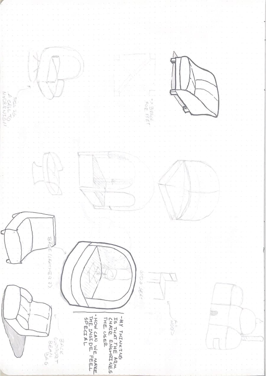 Early concept sketch page 4