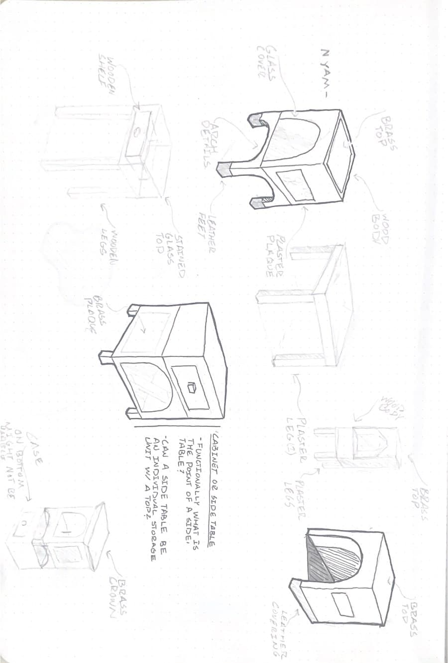 Early concept sketch page 6