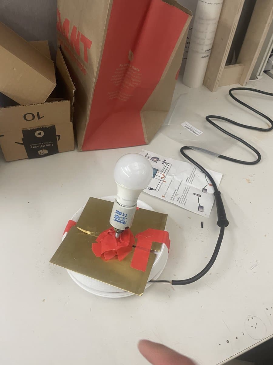 Lamp prototyping process photo 6