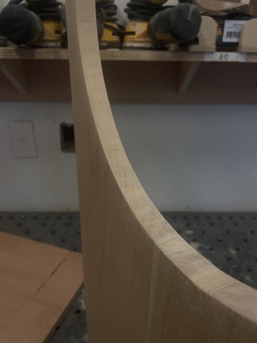 Side table prototyping process photo 2