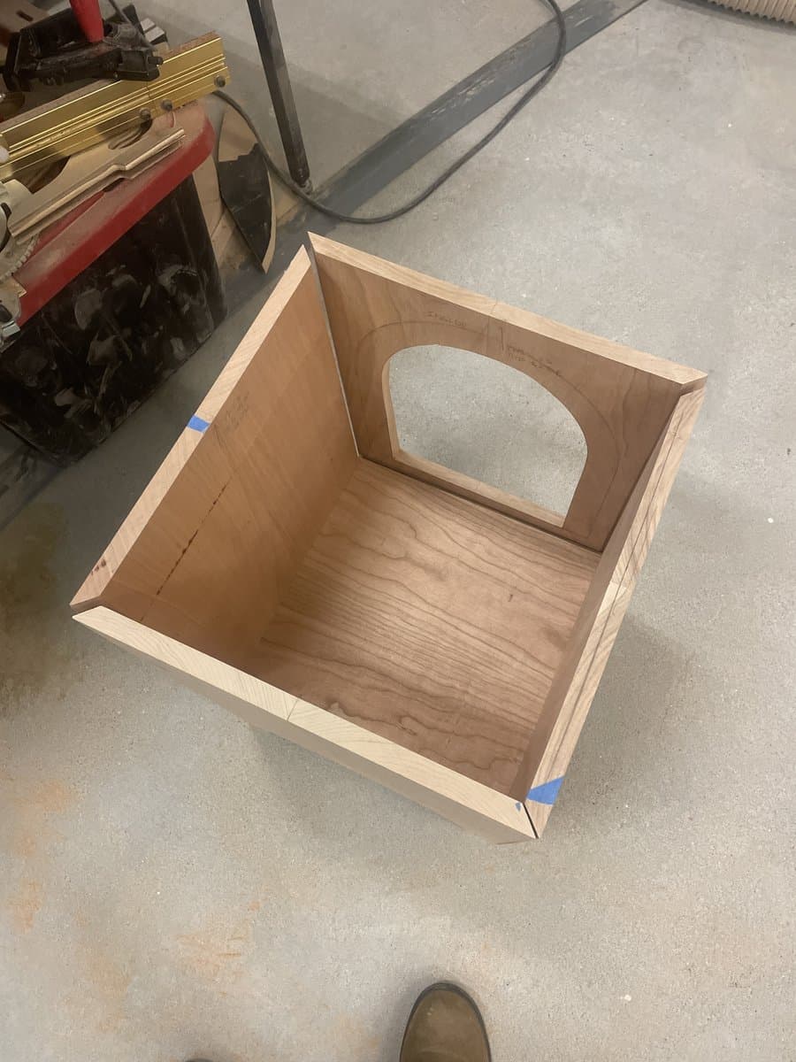 Side table prototyping process photo 5