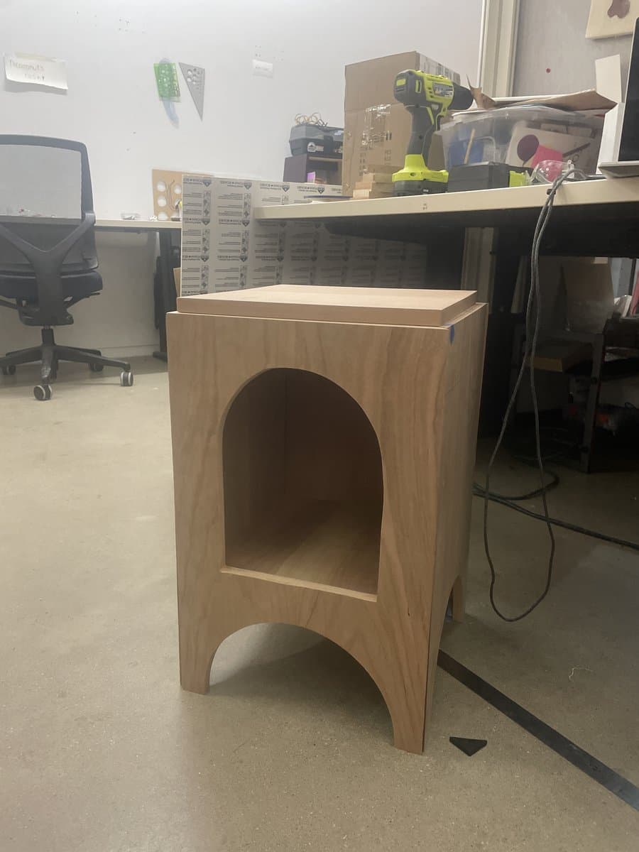 Side table prototyping process photo 6