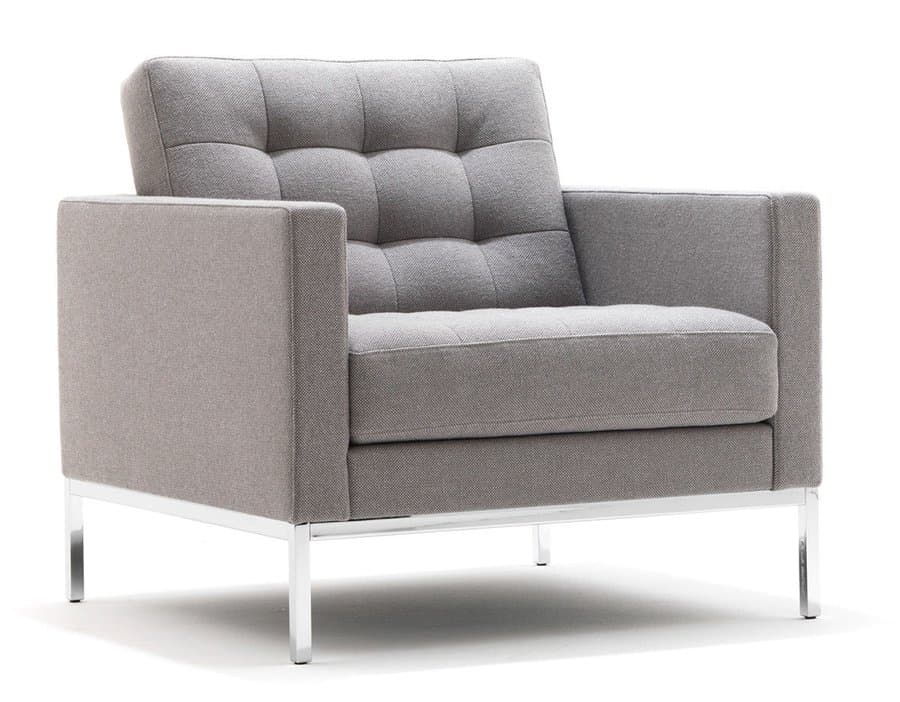 Relaxed lounge chair by Florence Knoll